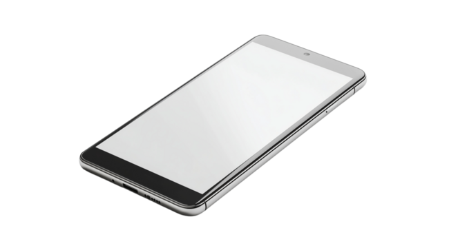 PNG, Gadget, smartphone isolated on white background, generated by Generative AI technology.