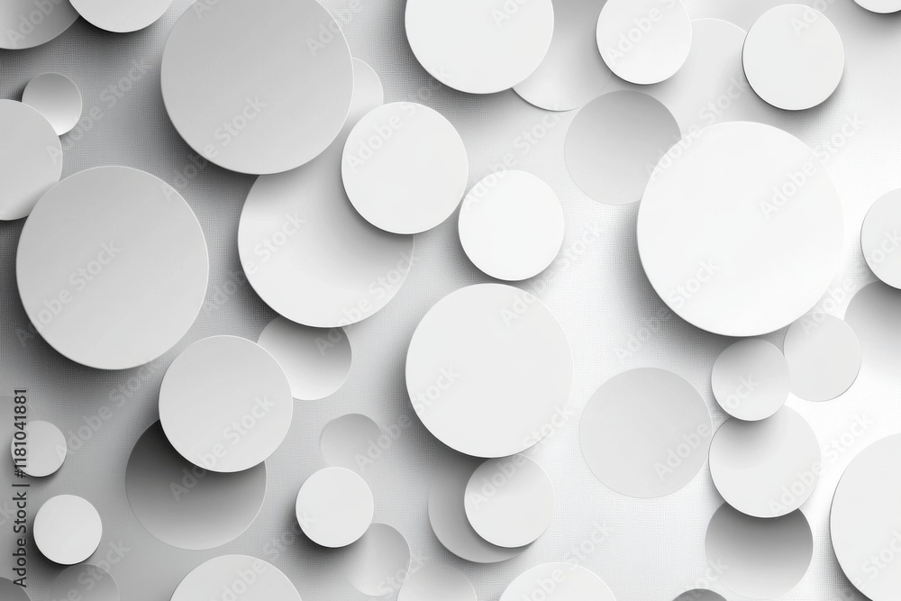Poster sleek and minimalistic wallpaper with an abstract circular motif.