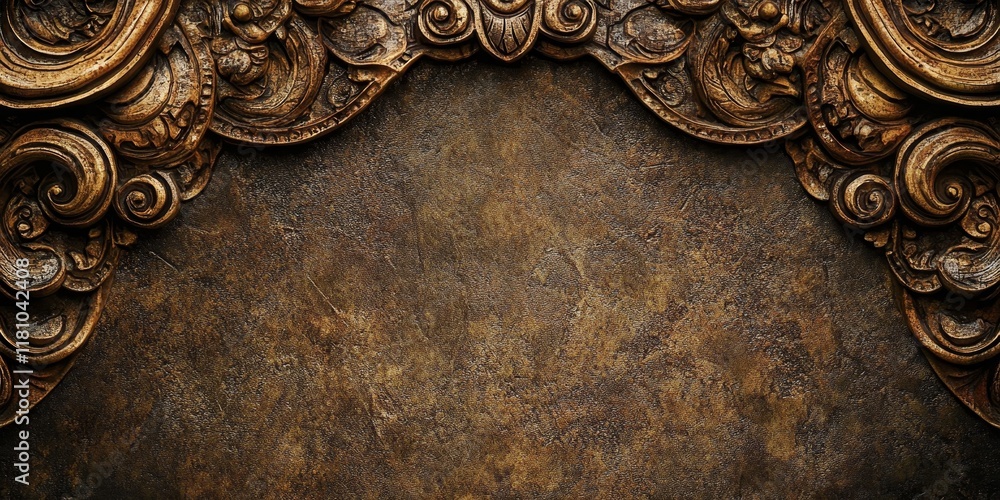 Poster ancient ornament background showcasing intricate designs and textures, perfect for enhancing various