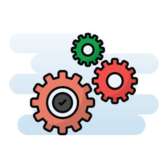 Configuration vector icon