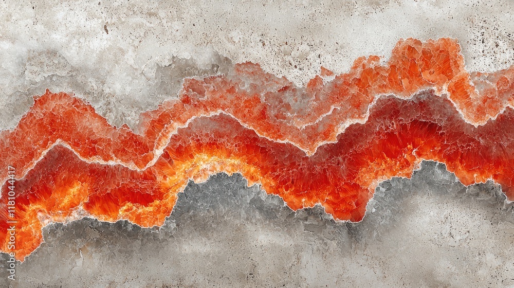 Poster fiery abstract stone texture: red and gray marble background. nature-inspired design element for wal