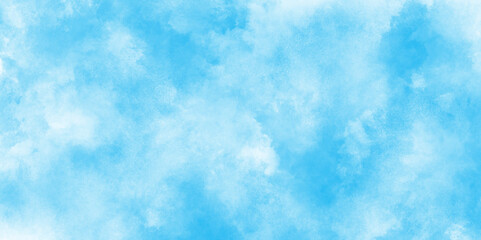 The sky blue texture clouds paper texture, shiny beautiful light blue cloudy sky, light ocean blue watercolor abstract texture, painted grunge and grainy light blue clouds watercolor background.