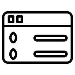 Data Globe List Line Icon