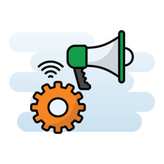 Marketing Automation vector icon