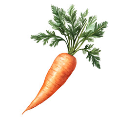Easter Carrot Clipart Vector Illustration
