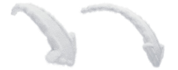 fuzzy arrow cut out background