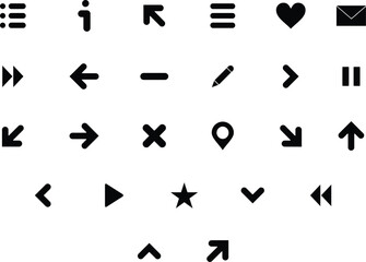 Clean minimalist web icons for UI/UX Designers and Web Design & Development