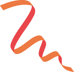 Decorative Wavy Ribbon