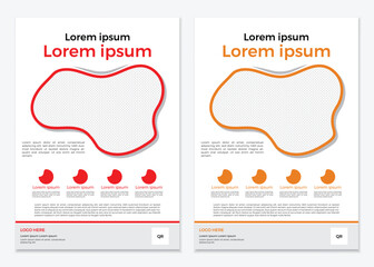 Modern Simple Minimalistic Creative Flyer Layout Template Design 