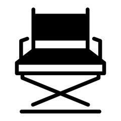 director chair Solid icon