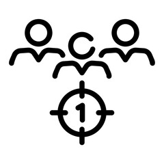 audience Line Icon