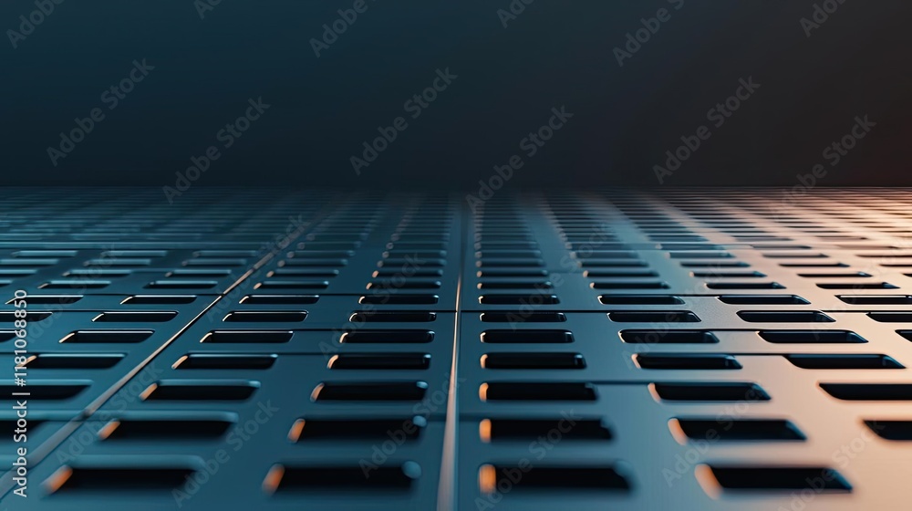Poster floor abstract background idea. abstract close-up of a textured metal surface reflecting light in a 