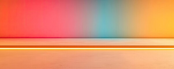 Floor abstract background idea. A vibrant gradient backdrop with smooth transitions of colors for creative designs.