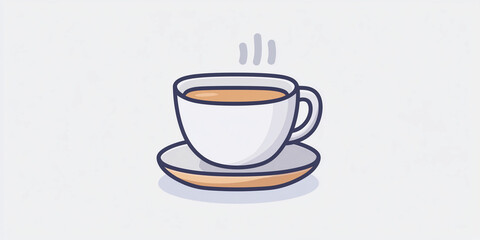Illustration of cup a coffee