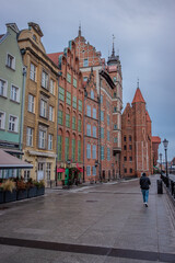 Obraz premium Gdansk, Poland - December 21 2024 