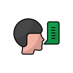 Word Of Mouth vector icon