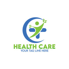 Healthcare logo template design