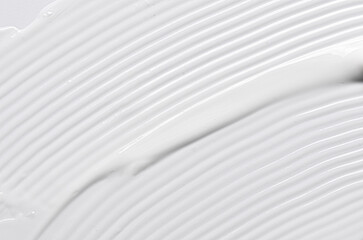 The texture of a cosmetic cream mask or balm