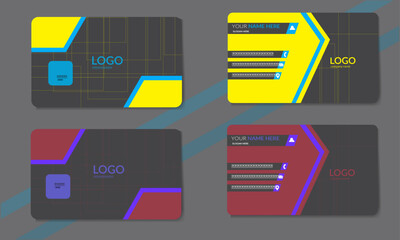 business, card, templat, vector, design