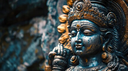 Obraz premium Hindu god Vishnu 