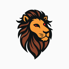 lion head vector
