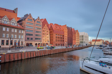 Obraz premium Gdansk, Poland - December 21 2024 