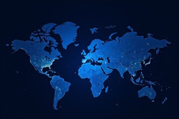 Fototapeta premium Financial trust visualized with blockchain technology