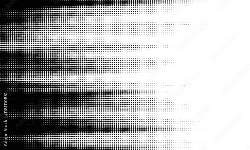 Poster this is an abstract black and white halftone texture that conveys a striking aesthetic