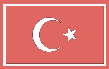 3d flag of Turkiye country