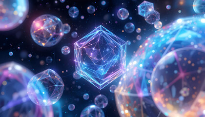 Holographic Shapes Floating in Space