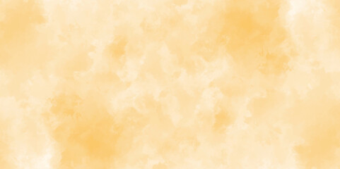 Soft white and yellow watercolor background for your design, Aquarelle painted paper template texture background banner, Pastel yellow watercolor design with digital painted for template.