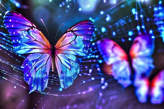 code snippets transform into butterflies each wing flap dispersi