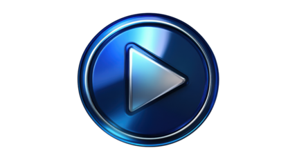 Play button transparent background