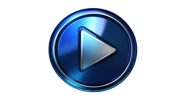 Play button transparent background