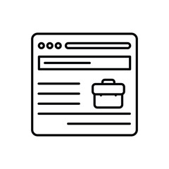 Business Blogging vector icon
