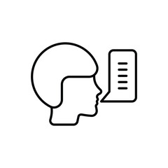 Word Of Mouth vector icon