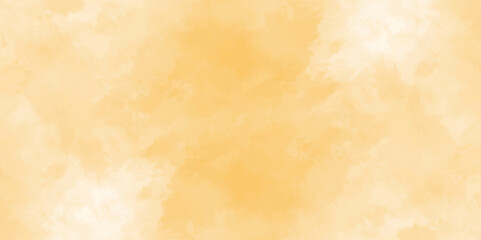 Soft white and yellow watercolor background for your design, Aquarelle painted paper template texture background banner, Pastel yellow watercolor design with digital painted for template.