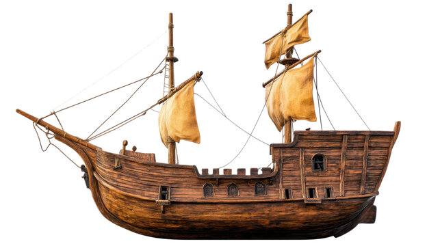 Pirate ship transparent background