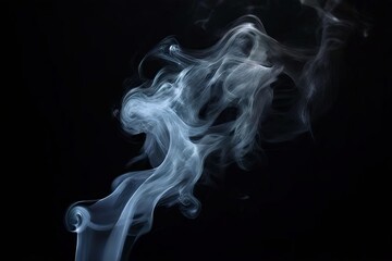 ethereal smoke trail a thin wispy stroke that resembles smoke bi
