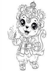 Mini Barongsai Carrying the Magic of Lunar Firecrackers