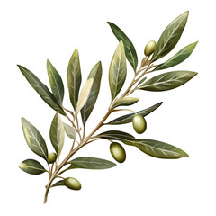 Vintage Spring Botanical Clipart Vector Illustration