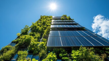 Sustainable Skyscraper: Eco-Friendly Architecture and Solar Energy