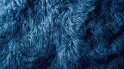Fototapeta premium Deep Blue Fur Texture: A Luxurious and Soft Background