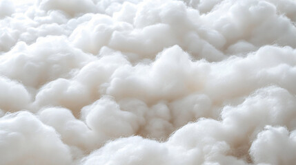 A serene image of fluffy white clouds perfect for backgrounds in ethereal designs, meditation themes, or promotional materials for tranquility and mindfulness.