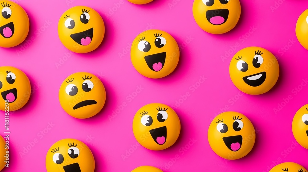 Poster a smartphone with an autocorrect fail text message on the screen, surrounded by shocked emoji faces 