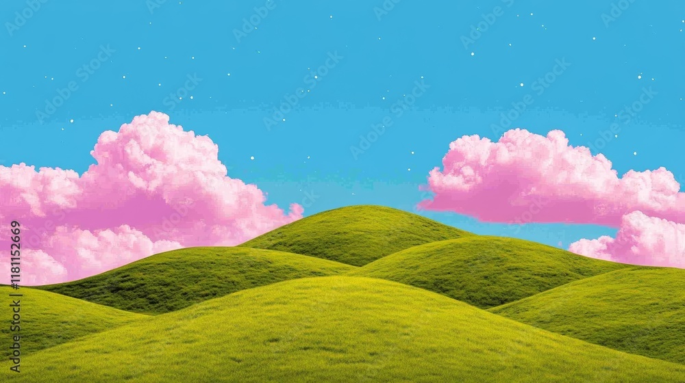Poster a serene landscape of rolling hills under a starry sky with a caption reading rest well for world sl