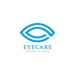 Obraz premium Creative Eye Concept Logo Design Template