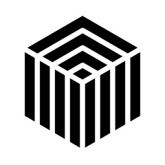 hexagon Solid icon