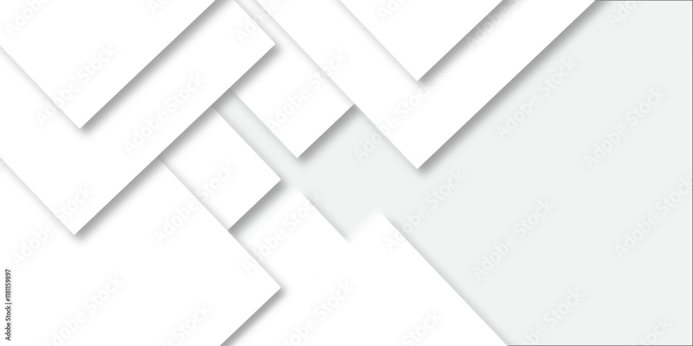 Aufkleber abstract grey square shape with futuristic concept embossed papercut background with neomorphism abs