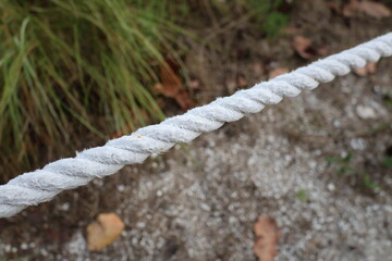 rope on the beach